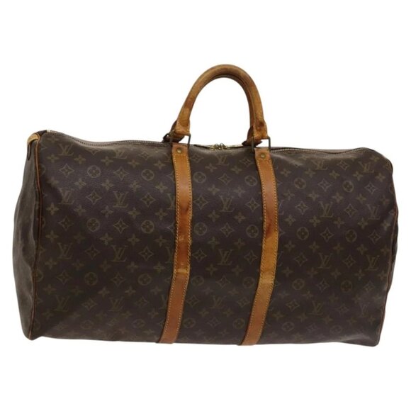 LOUIS VUITTON Monogram Keepall 55 Boston Bag - Picture 1 of 15